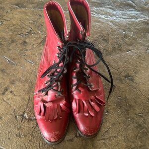 Vintage Justin Lace Up boots